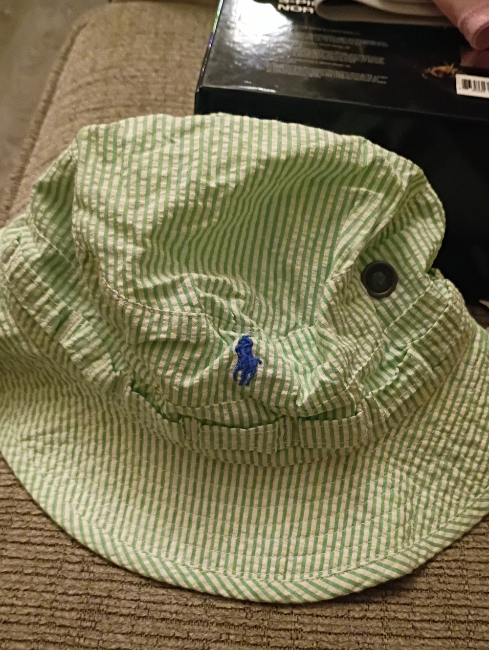 Polo By Ralph Lauren striped Seersucker bucket Hat